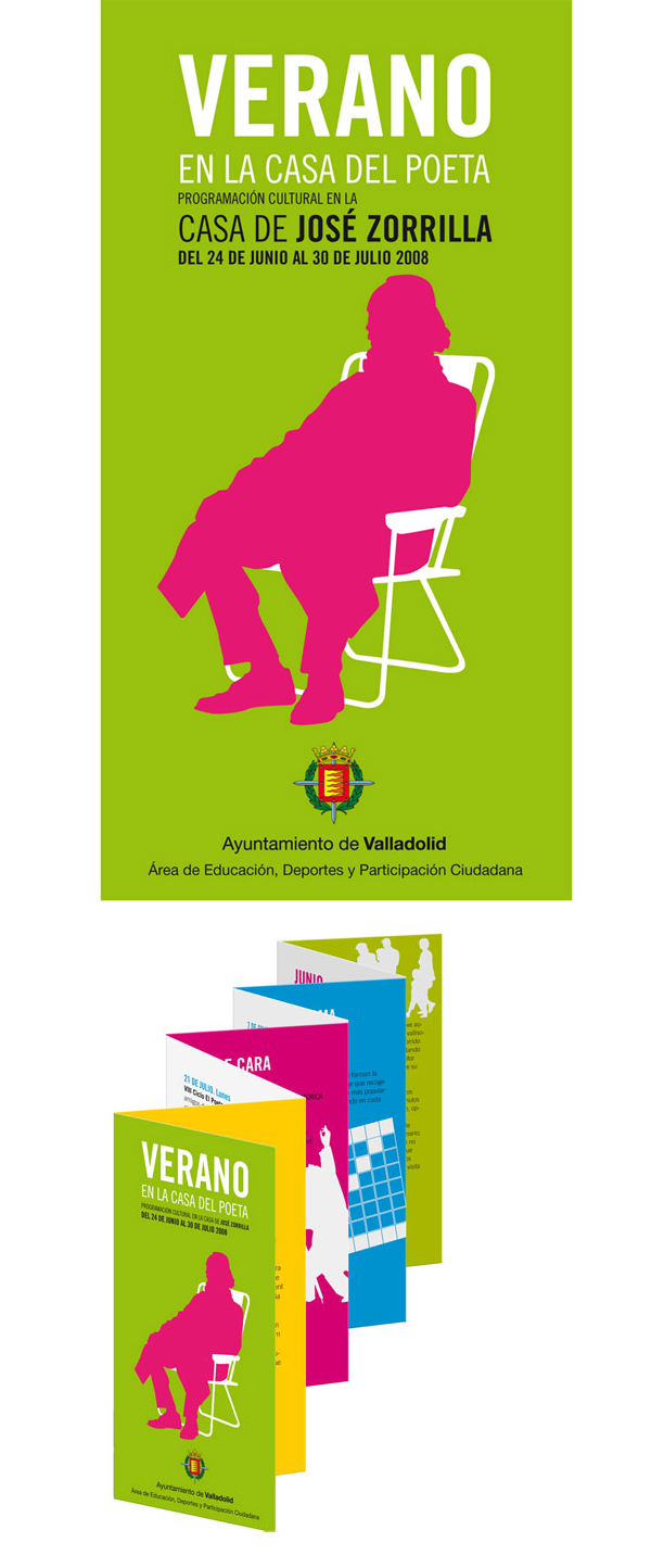 rqr-comunicacion-gráfica-carteles y flyers-Programación de verano de la Casa Zorrilla