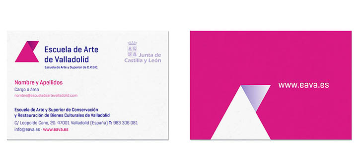 Blank white two business cards mock up, top view