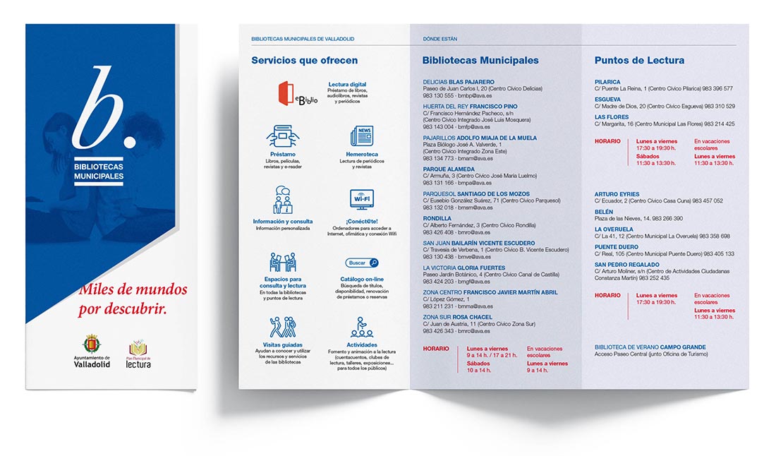 Blank white tri folded booklet mockup, opened and closed,